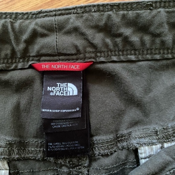 The North Face Womens Olive Green Shorts - Picture 5 of 8